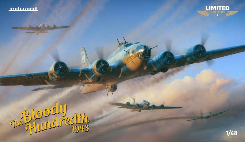 The Bloody Hundredth 1943, B-17F von Eduard