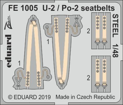 U-2 / Po-2 - Seatbelts STEEL [ICM] von Eduard