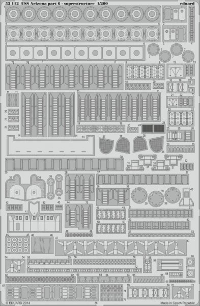 USS Arizona - Part 6 - Superstructure [Trumpeter] von Eduard