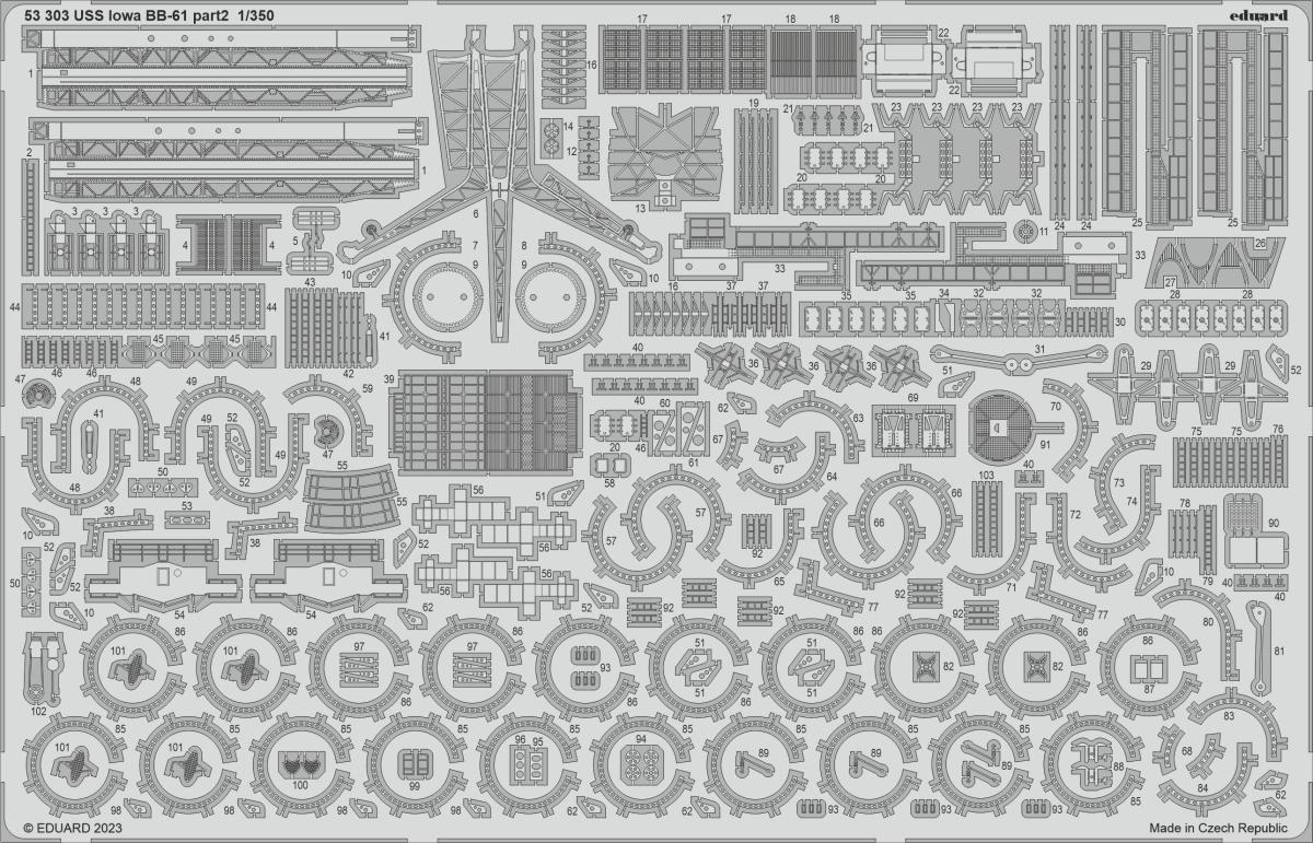 USS Iowa BB-61 - Part 2 [HobbyBoss] von Eduard