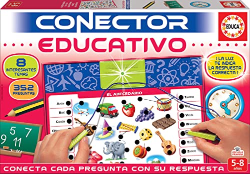 Educa - Lernspiel Connector für Kinder, Mehrfarbig (17203) von Educa