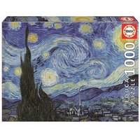 Carletto 9219263 - Educa, Vincent Van Gogh, Sternennacht, Puzzle, 1000 Teile von Educa