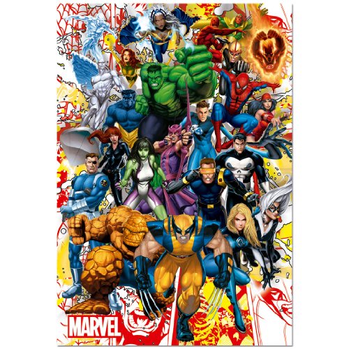 Educa - Puzzle 500 Teile für Erwachsene | Marvel Super Heroes, 500 Teile Puzzle für Erwachsene und Kinder ab 11 Jahren, Superhelden (15560) von Educa