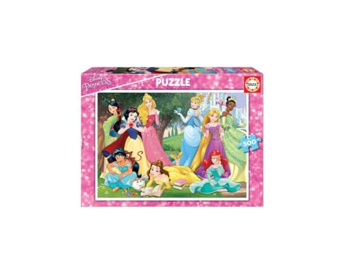 Educa - Puzzle 500 Teile für Erwachsene | Disney Prinzessinnen, 500 Teile Puzzle für Erwachsene und Kinder ab 11 Jahren, Princesses (17723) von Educa