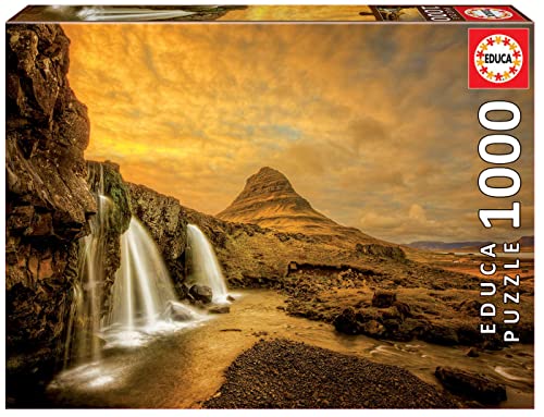 Educa 17971, Kirkjufells Wasserfall, 1000 Teile Puzzle für Erwachsene und Kinder ab 10 Jahren, Island, Landschaft, Natur Educa 17971, Kirkjufells Wasserfall, 1000 Teile Puzzle für Erwachsene und Kinder ab 10 Jahren, Island, Landschaft, Natur von Educa
