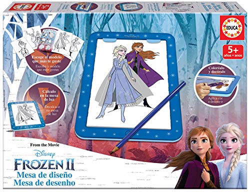 Educa 18369 II Disney Frozen Designtisch, bunt, Talla única von Educa