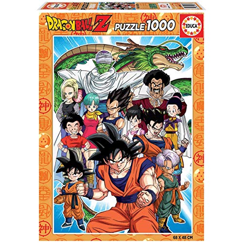 Educa - Puzzle 1000 Teile für Erwachsene | Dragon Ball Z, 1000 Teile Puzzle für Erwachsene und Kinder ab 14 Jahren, Anime, Dragonball (18496) von Educa