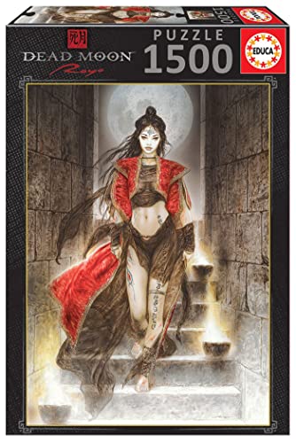 Educa 19274, Dead Moon, 1500 Teile Puzzle für Erwachsene und Kinder ab 12 Jahren, Luis Royo, Fantasy, Illustration von Educa