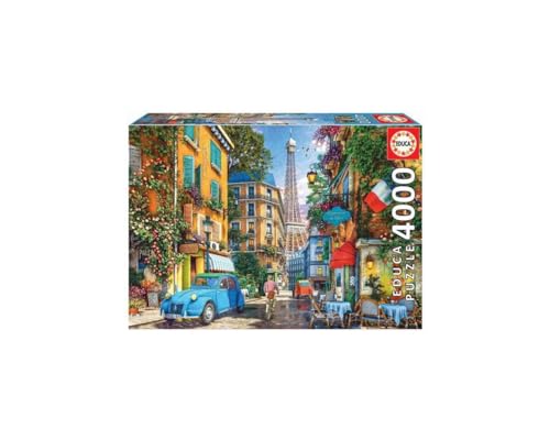 Educa - Puzzle 4000 Teile für Erwachsene | Die Altstadt von Paris, 4000 Teile Puzzle für Erwachsene und Kinder ab 14 Jahren, Inklusive Ersatzteilservice, solange der Vorrat reicht. Frankreich (19284) von Educa