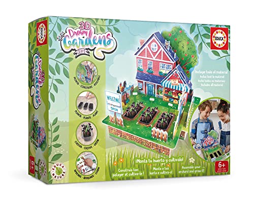 Educa 19470 3D Dream Garden 2-in-1 Gemüsegarten, Verschieden, M von Educa