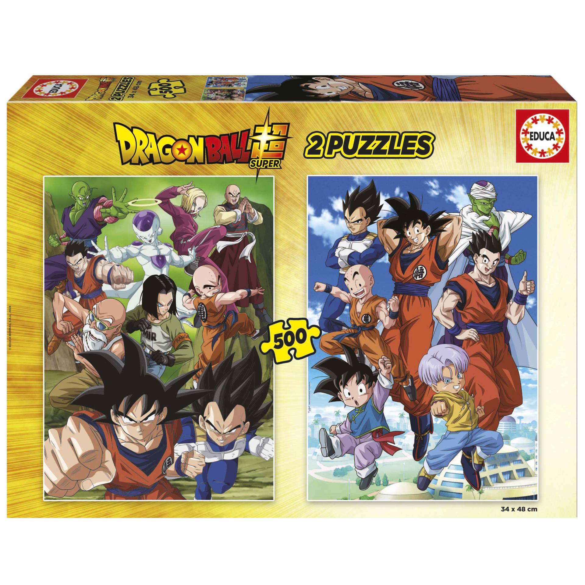 Educa 2 Puzzles - Dragon Ball 500 Teile Puzzle Educa-19915 Educa 2 Puzzles - Dragon Ball 500 Teile Puzzle Educa-19915 von Educa