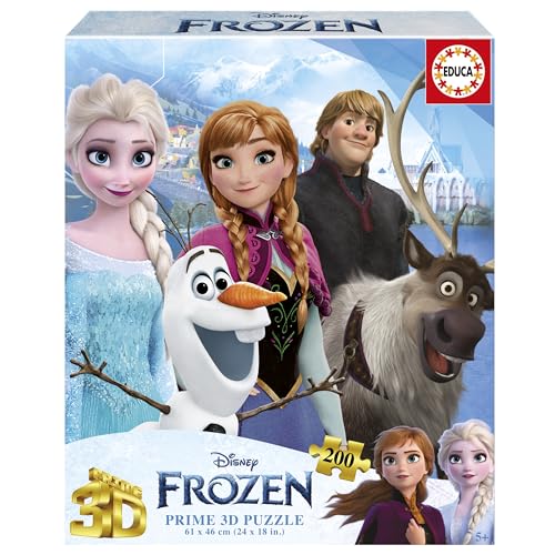 Educa 20047 Die Eiskönigin 200 Frozen 3D Lenticular Puzzle, Verschieden von Educa