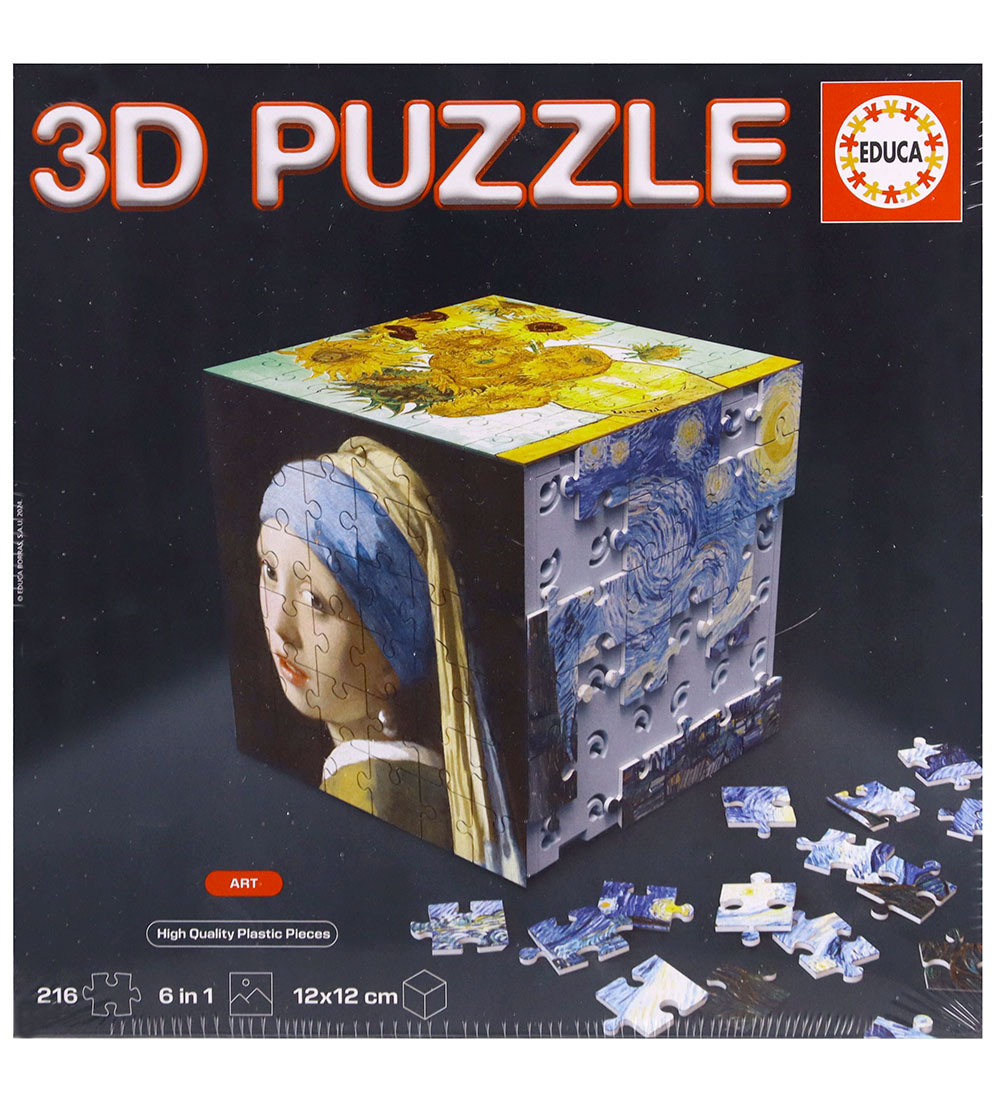 Educa 3D Puzzlespiel - 216 Teile - Würfel Art - Educa - One Size - Puzzlespiele Educa 3D Puzzlespiel - 216 Teile - Würfel Art - Educa - One Size - Puzzlespiele von Educa