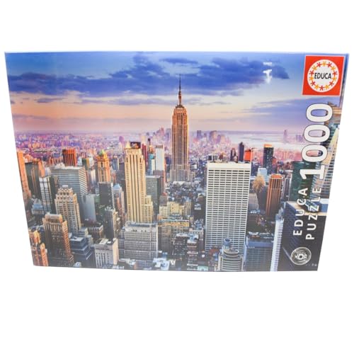 EDUCA BORRAS 646216 Does not Apply Manhattan Nueva York Puzzle 1000pzs, Mehrfarbig, one Size von EDUCA BORRAS