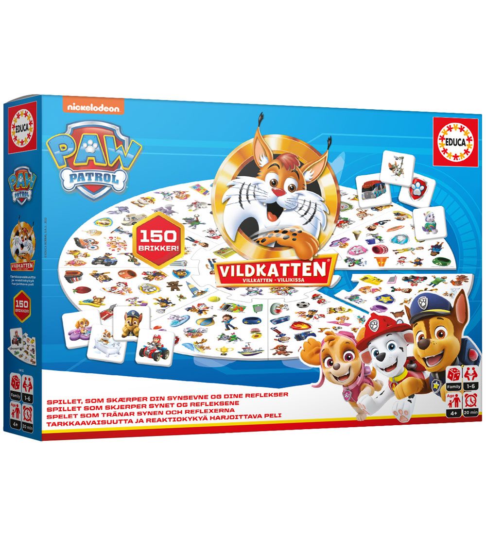 Educa Brettspiel - Wildkatze Paw Patrol - Educa - One Size - Brettspiele Educa Brettspiel - Wildkatze Paw Patrol - Educa - One Size - Brettspiele von Educa