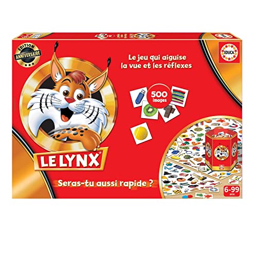 Educa - Gesellschaftsspiele Le Lynx 500 Images. Brettspiel zum Schärfen von Augen und Reflexen. Gesellschaftsspiel für Sie mit Familie und Freunden, empfohlen ab 6 Jahren. 19423 Educa - Gesellschaftsspiele Le Lynx 500 Images. Brettspiel zum Schärfen von Augen und Reflexen. Gesellschaftsspiel für Sie mit Familie und Freunden, empfohlen ab 6 Jahren. 19423 von Educa