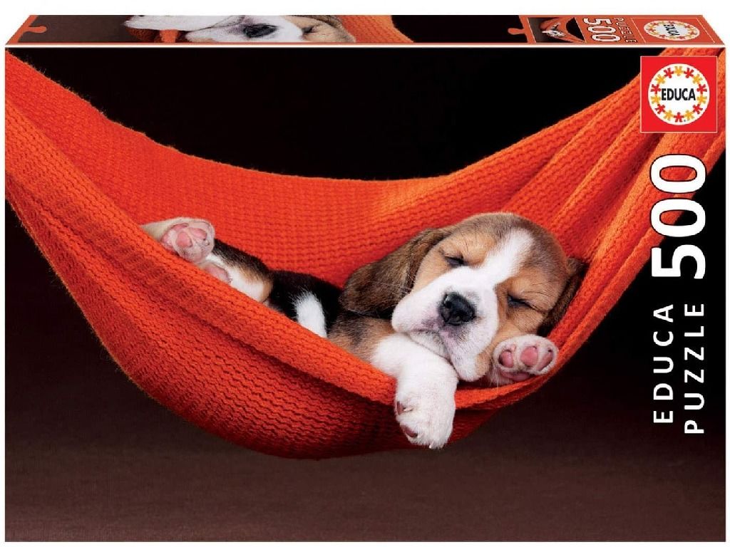 Educa Puzzle Sleeping in a Hammock 500 Teile von Educa