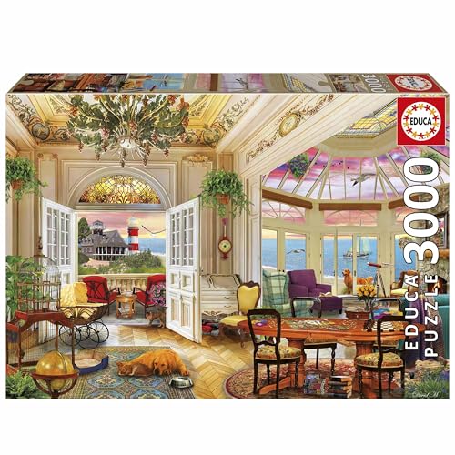 Educa - 3000 Teile Puzzle für Erwachsene | Leben an der Küste. Beinhaltet den Service für verlorene Teile, Solange der Vorrat reicht. Maße: 120 x 85 cm. Ab 14 Jahren (20332) von Educa