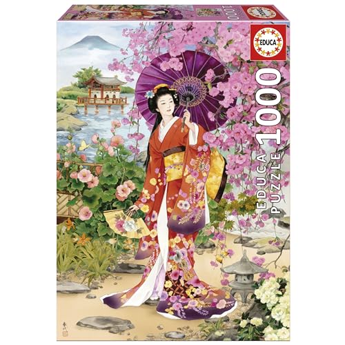 Educa - Puzzle von 1000 Teilen für Erwachsene | Teien, Haruyo Morita. Messen: 48 x 68 cm. Beinhaltet die puzzlekleber FixPuzzle. Seit 14 Jahren (19917) von Educa