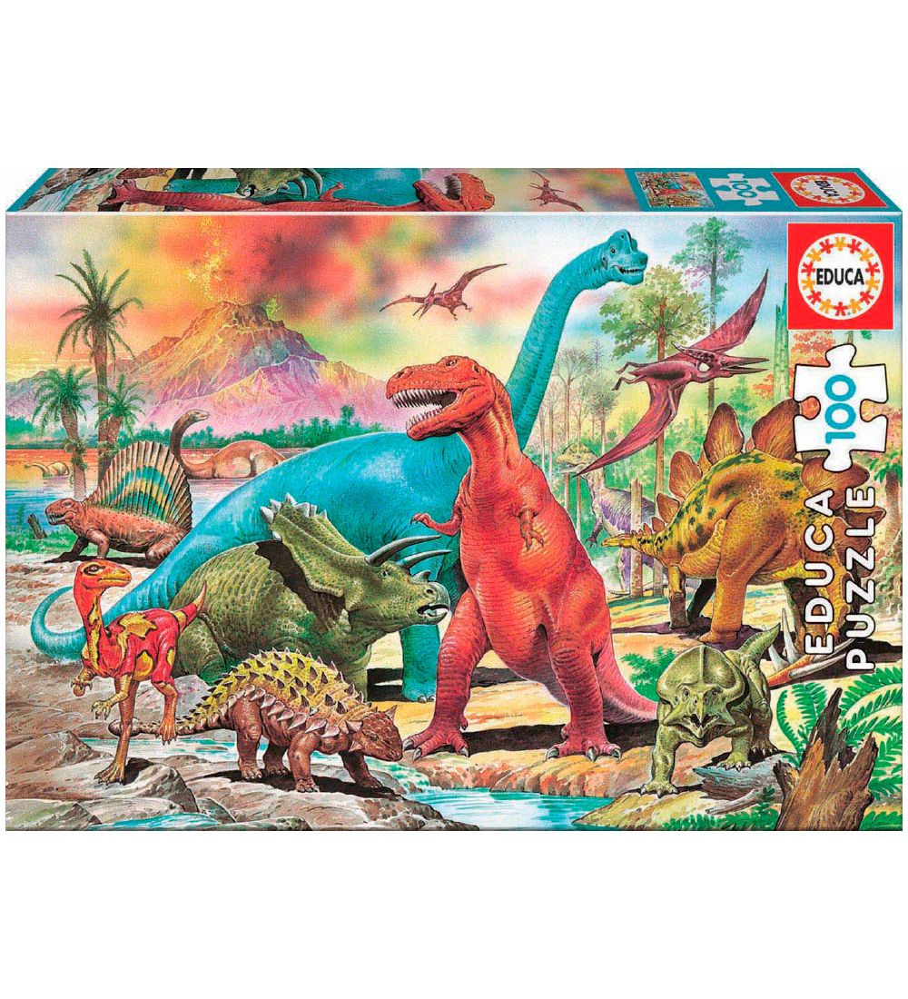 Educa Puzzlespiel - 100 Teile - Dinosaurs - Educa - One Size - Puzzlespiele Educa Puzzlespiel - 100 Teile - Dinosaurs - Educa - One Size - Puzzlespiele von Educa
