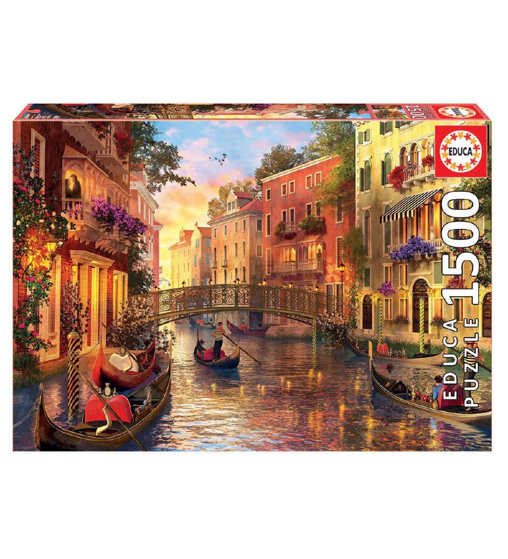 Educa Puzzlespiel - 1500 Teile - Sunset in Venice - Educa - One Size - Puzzlespiele Educa Puzzlespiel - 1500 Teile - Sunset in Venice - Educa - One Size - Puzzlespiele von Educa