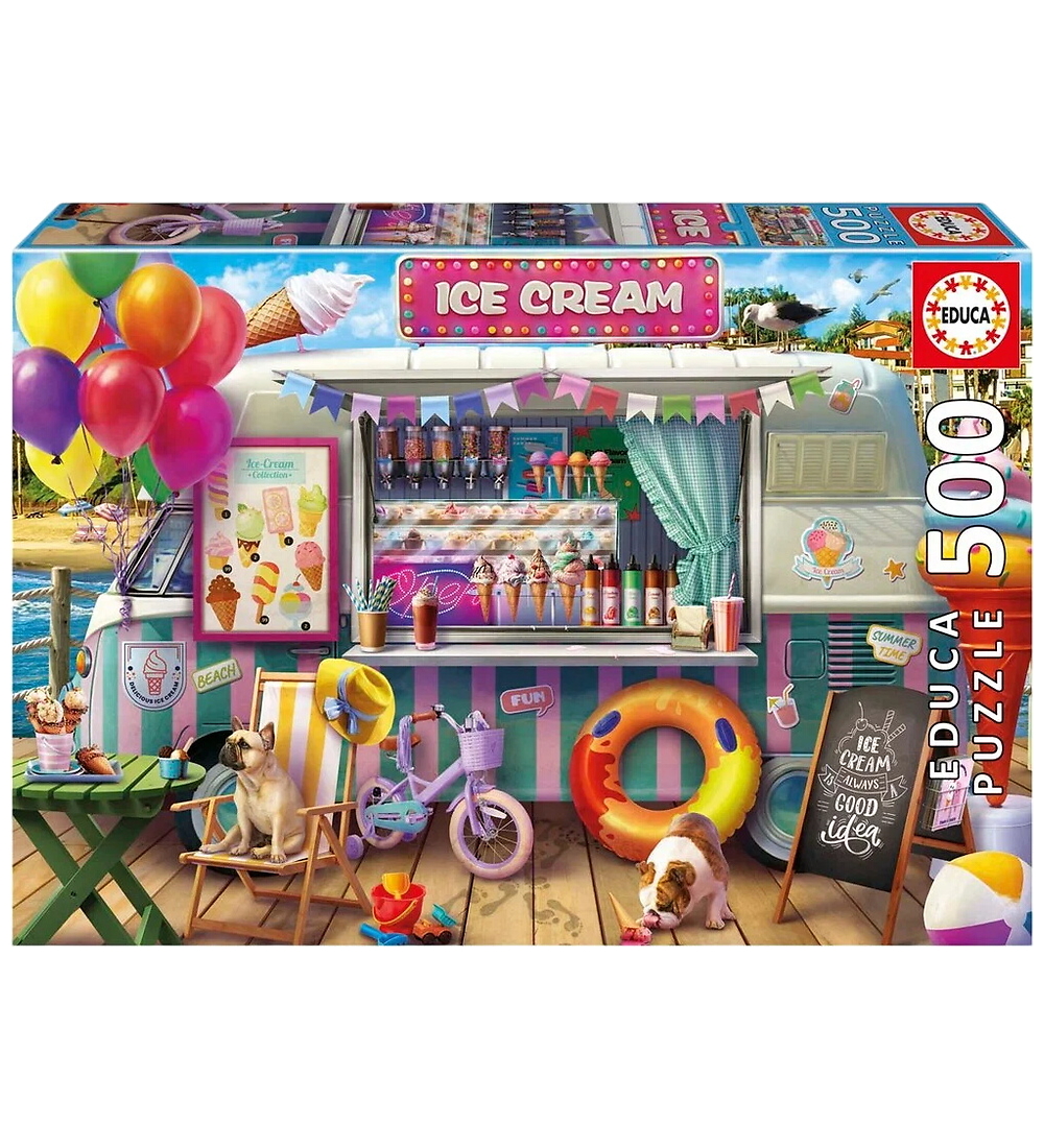 Educa Puzzlespiel - 500 Teile - Ice Cream Van - Educa - One Size - Puzzlespiele Educa Puzzlespiel - 500 Teile - Ice Cream Van - Educa - One Size - Puzzlespiele von Educa