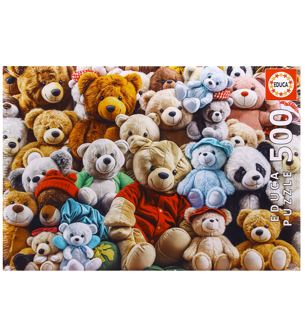 Educa Puzzlespiel - 500 Teile - Teddy Bären - Educa - One Size - Puzzlespiele Educa Puzzlespiel - 500 Teile - Teddy Bären - Educa - One Size - Puzzlespiele von Educa