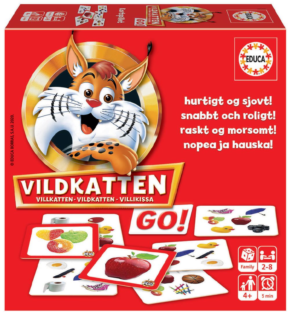Educa Reisespiel - Wildcat GO - Educa - One Size - Kartenspiel Educa Reisespiel - Wildcat GO - Educa - One Size - Kartenspiel von Educa