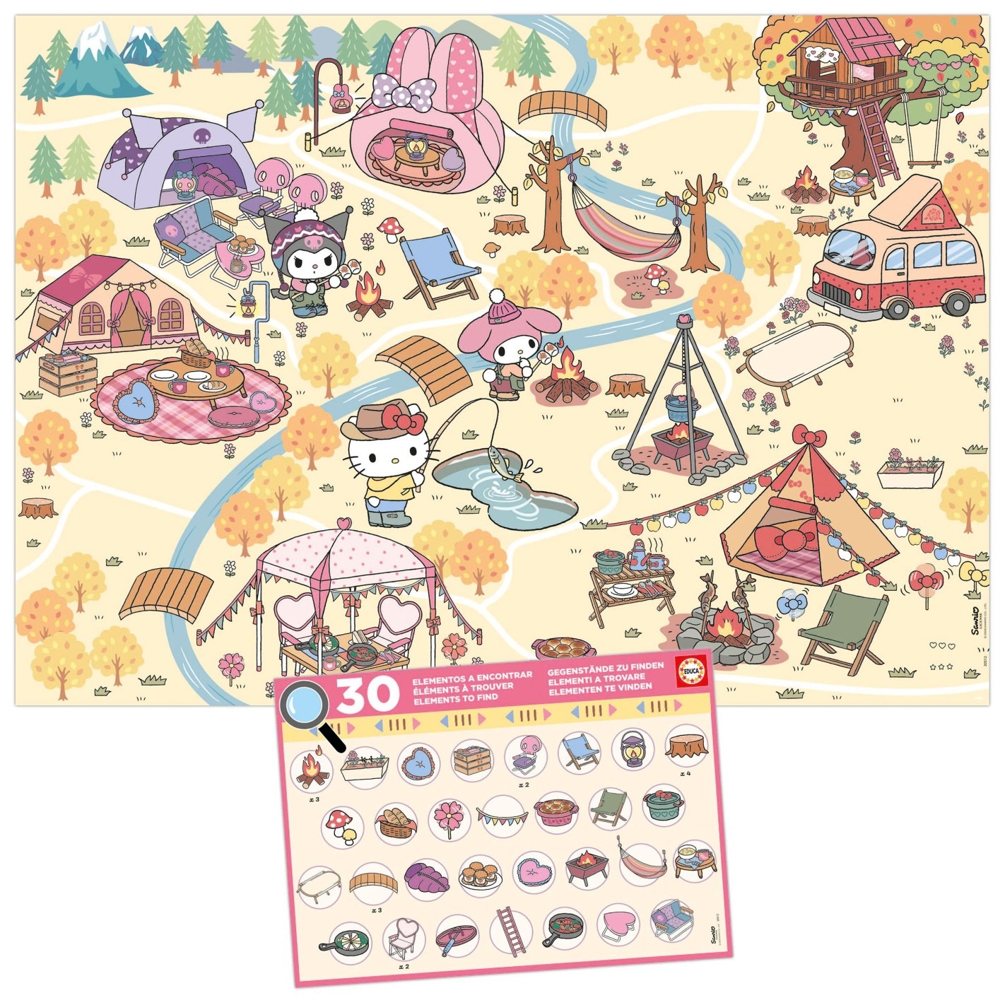 Educa XXL Teile - Detective Puzzle - Hello Kitty & Friends 150 Teile Puzzle Educa-20512 Educa XXL Teile - Detective Puzzle - Hello Kitty & Friends 150 Teile Puzzle Educa-20512 von Educa