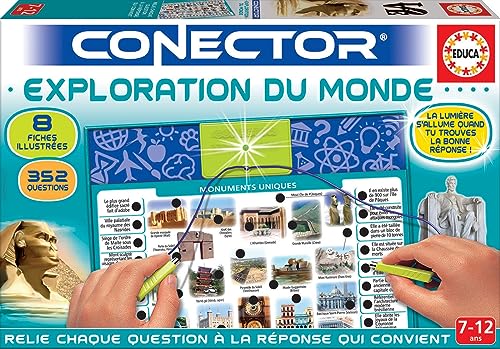 Educa – Conector Exploration du Monde. Lernspiele für Kinder, empfohlen ab 4 Jahren (17582) von Educa