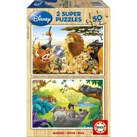 Puzzle Educa Disney Tierfreunde 50 Teile Holzpuzzle von Educa