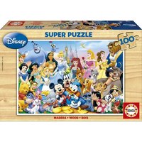 Puzzle Educa Disney Welt 100 Teile Holzpuzzle von Educa