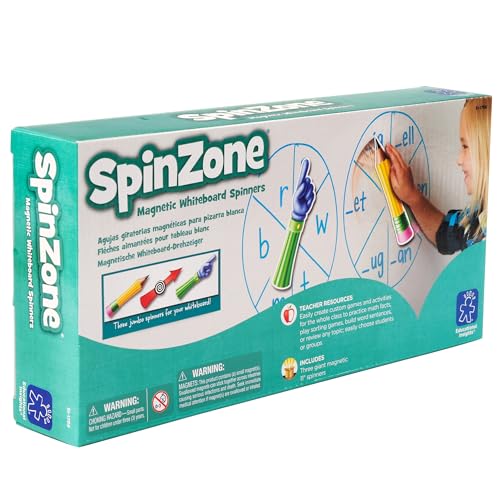 Learning Resources SpinZone Drehzeiger für die Tafel, Alter 4+, Magnetische Zeiger in Buntstift-, Pfeil- und Fingerform, Set mit 3 Stück, Fächerübergreifendes Unterrichtsmaterial Learning Resources SpinZone Drehzeiger für die Tafel, Alter 4+, Magnetische Zeiger in Buntstift-, Pfeil- und Fingerform, Set mit 3 Stück, Fächerübergreifendes Unterrichtsmaterial von Learning Resources