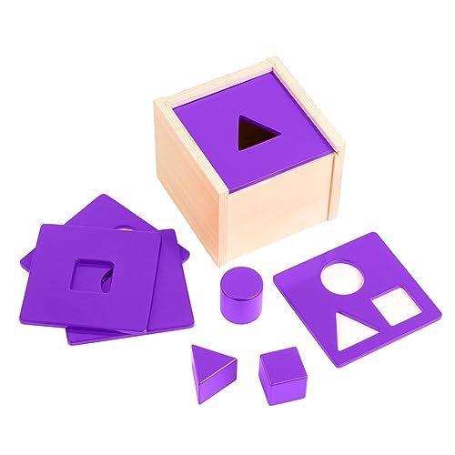 Educo Holzformenspiel - lila - Montessori-Spiel von Educo