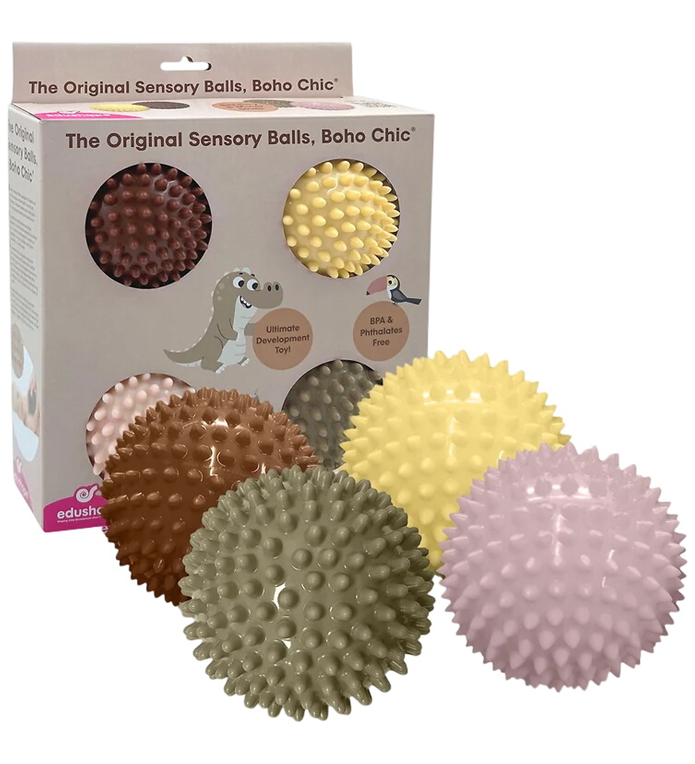 Edushape Sensorische Bälle - 10 cm - 4er-Pack - Boho Chic - Edushape - One Size - Bälle Edushape Sensorische Bälle - 10 cm - 4er-Pack - Boho Chic - Edushape - One Size - Bälle von Edushape
