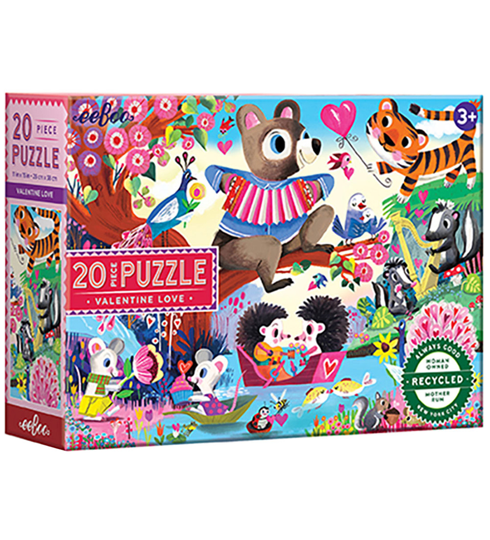Eeboo Puzzlespiel - 20 Teile - Hält ab - Eeboo - One Size - Puzzlespiele Eeboo Puzzlespiel - 20 Teile - Hält ab - Eeboo - One Size - Puzzlespiele von Eeboo