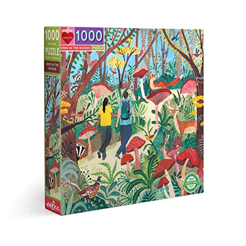 eeBoo Hike in The Woods-Puzzle 1000 Teile aus Recyclingkarton, PZTHKW von eeBoo