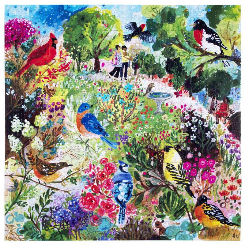 eeBoo Birds In The Park 1000 Teile Puzzle eeBoo-51249 von Eeboo