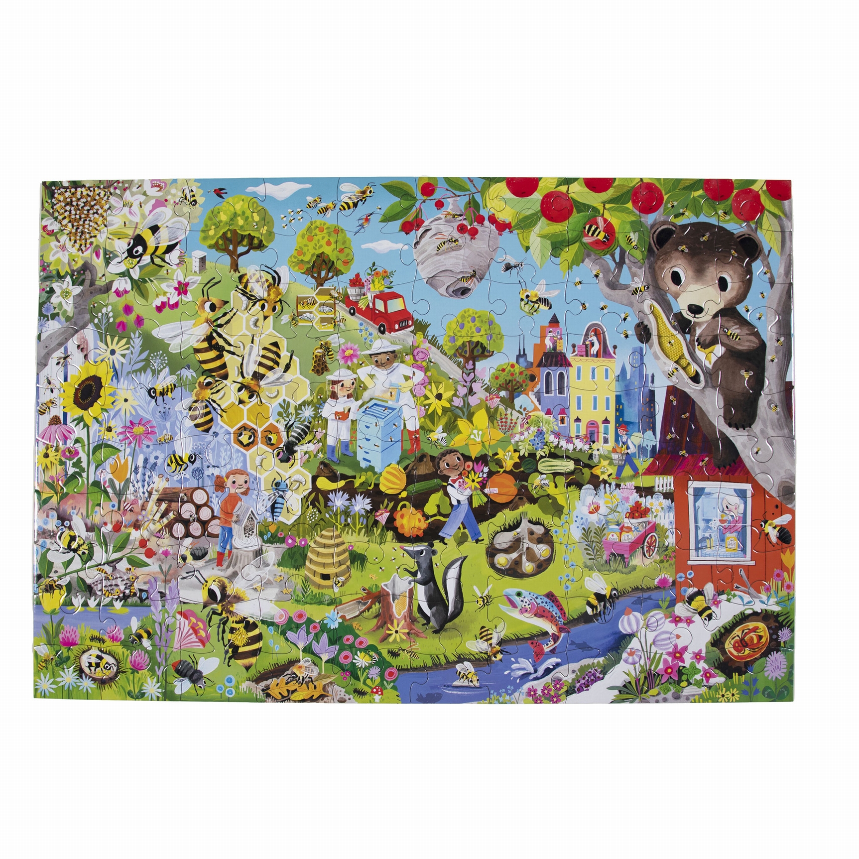 eeBoo Die Liebe der Bienen 100 Teile Puzzle eeBoo-51325 von Eeboo