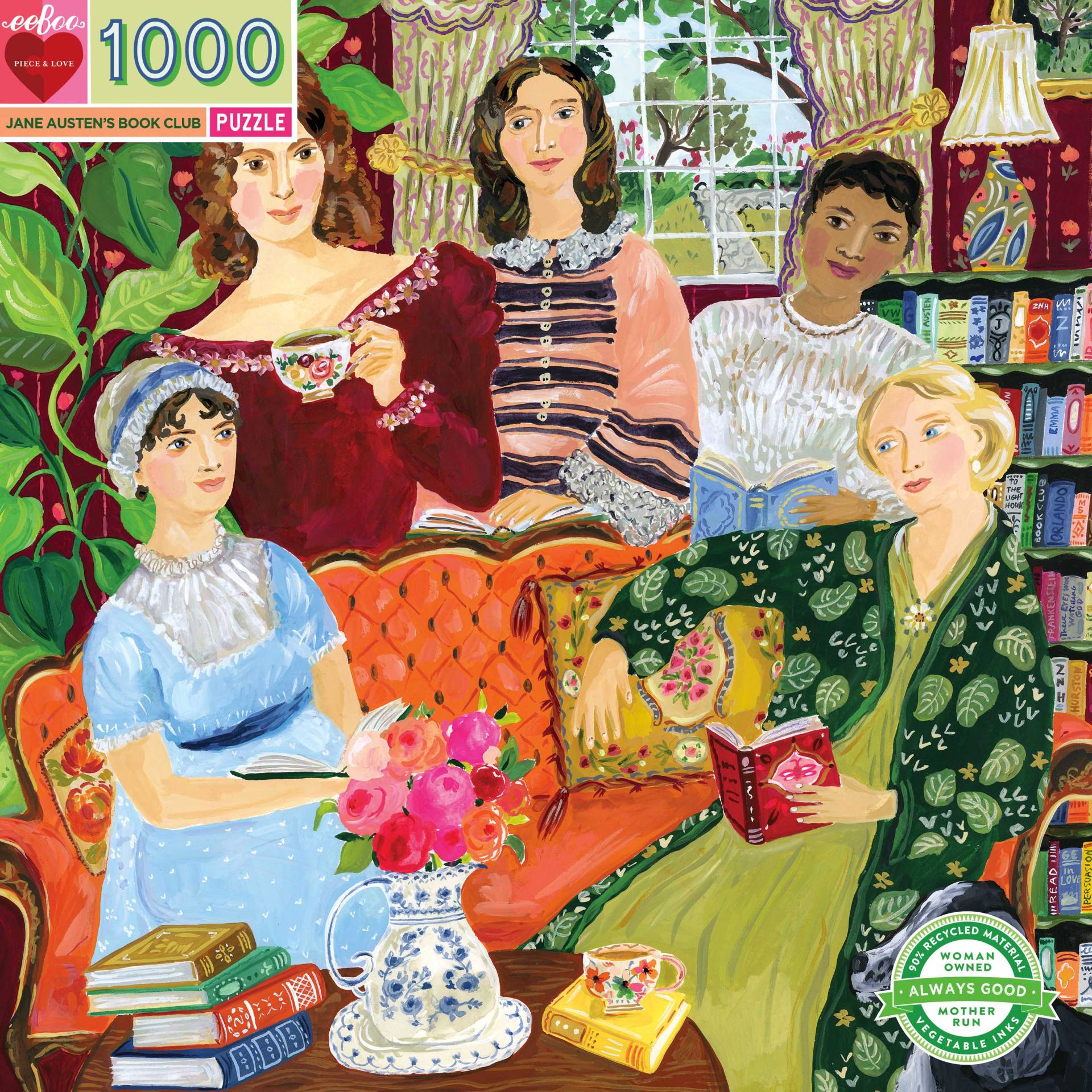 eeBoo Jane Austen'S Book Club 1000 Teile Puzzle eeBoo-51001 von Eeboo