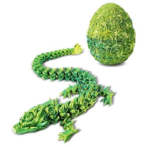 Eelogoo 3D Gedrucktes Drachenei Geheimnisvolle Drachen Spielzeug, 3D Gedruckter Beweglicher Drachen Spielzeug Ostern Geschenke Kinder, Überraschung Easter Dracheneier Wohnkultur von Eelogoo