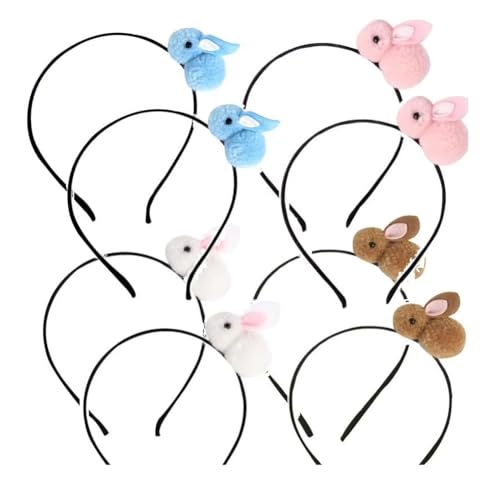 Eeuye HeadBoppers, 8 Stück, Häschen, Süßer Haarreif, Haarreif, Kaninchen, Haar-Accessoires, Osterdekoration für Frauen von Eeuye