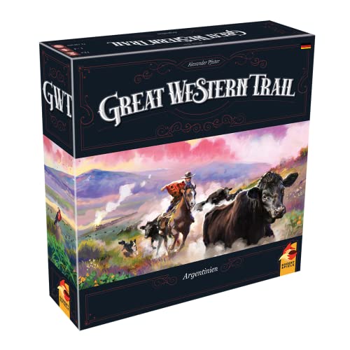 Eggertspiele, Great Western Trail – Argentinien, Kennerspiel, Strategiespiel, 1-4 Spieler, Ab 12+ Jahren, 75-100 Minuten, Deutsch von Asmodee