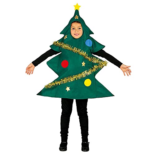 Eghunooye Weihnachtsbaum-Kostüm für Erwachsene, Weihnachtsbaum-Outfit mit Schuh-Motiv, Partykleid, Grün (Green Kid1, L) von Eghunooye