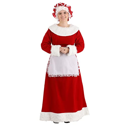 Eghunooye Weihnachtselfenkostüm für Erwachsene Set Xmas Santa Helfer Kostüm mit Hut Schuhe Strümpfe Weihnachtself Kostüm Outfit (Oma 1, L) von Eghunooye