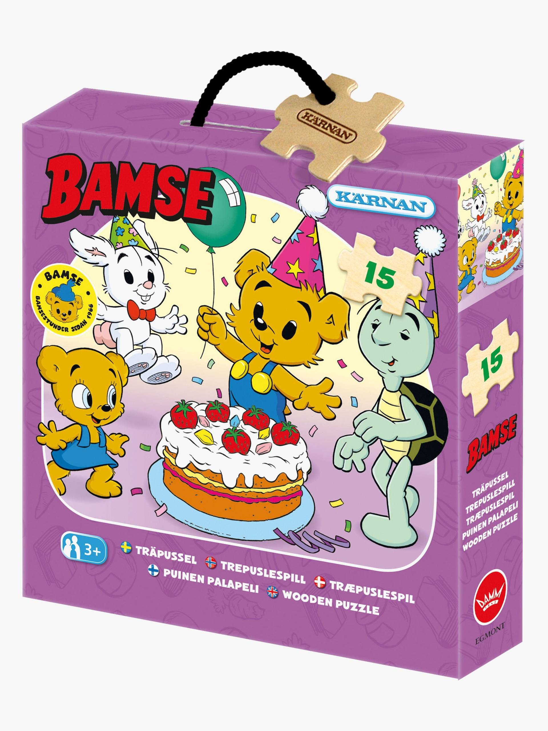 Egmont Kärnan Bamse Holzpuzzle mit Fest-Motiv 15 Teile Egmont Kärnan Bamse Holzpuzzle mit Fest-Motiv 15 Teile von Egmont Kärnan