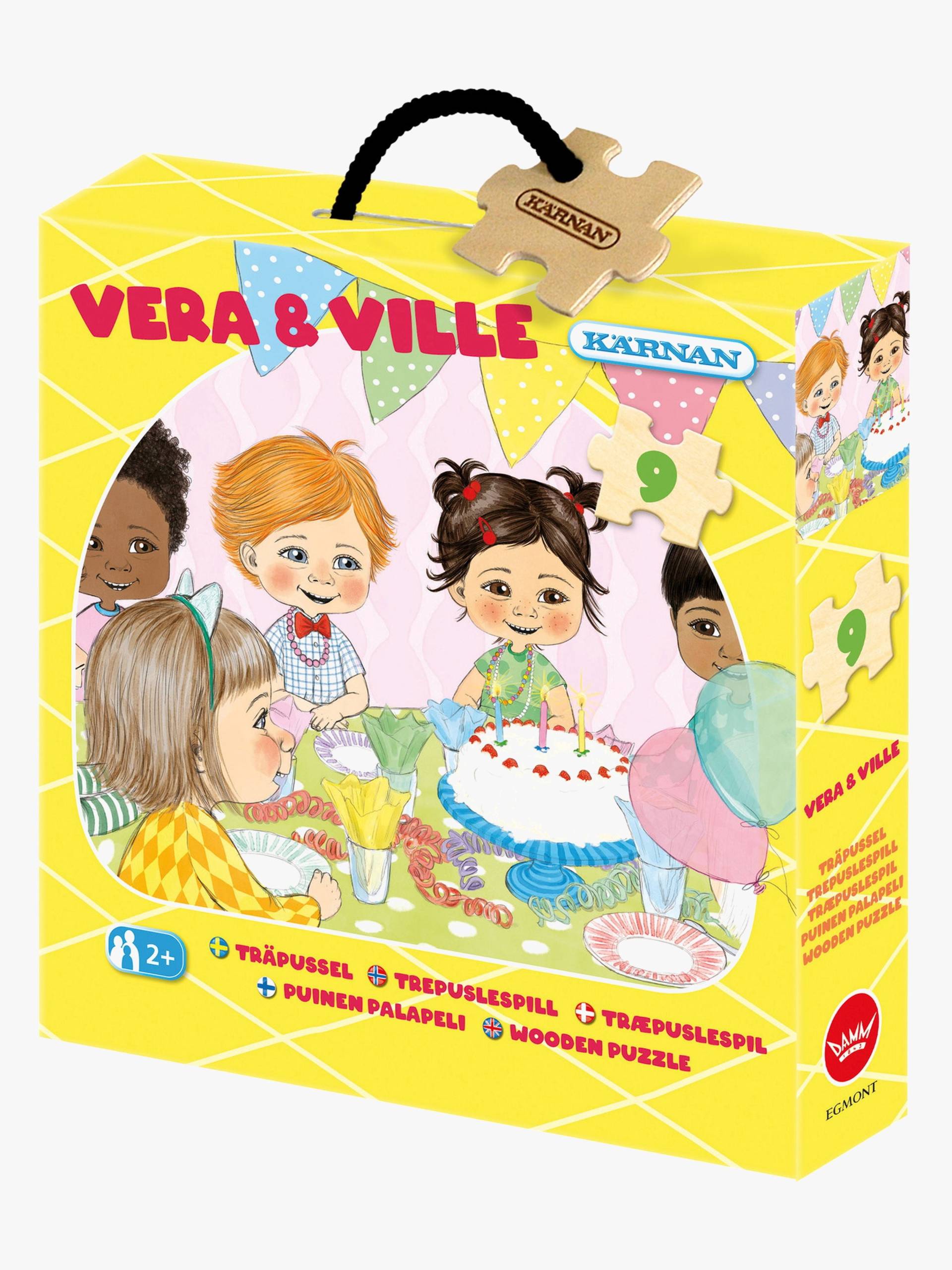 Egmont Kärnan Holzpuzzle Vera & Ville 9 Teile Egmont Kärnan Holzpuzzle Vera & Ville 9 Teile von Egmont Kärnan