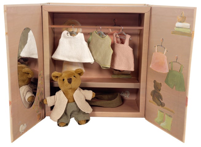 Egmont Toys Kleiderschrank mit Bär & Kleidung, Kinderkleiderschrank Egmont Toys Kleiderschrank mit Bär & Kleidung, Kinderkleiderschrank von Egmont Toys