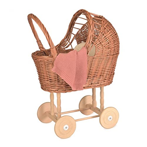 Egmont Toys Korbkinderwagen mit Strickdecke von Egmont Toys