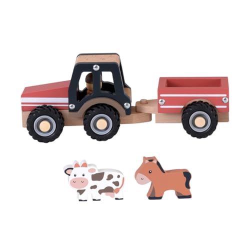 Egmont Toys Traktor und Anhänger aus Holz. von Egmont Toys